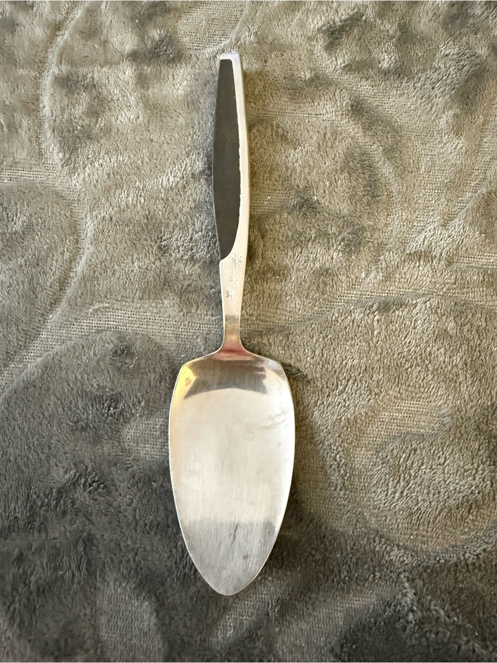 Vintage Ebony Elegance Japan Stainless Steel Pie Server cosmo starbursts  #20